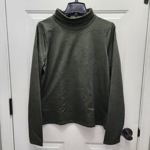 NWT Under Armour Cold Women’s Weather Green Funnel Neck Top - Picture 5 of 16